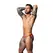 Male Power Uplift Jockstrap L/XL sivo narandžasti sa Boneyard prstenom za podršku