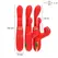Intense Katy Red Multi-Function Intimate Massager 4 Interchangeable Heads