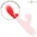 Intense Katy Red Multi-Function Intimate Massager 4 Interchangeable Heads