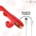 Intense Katy Red Multi-Function Intimate Massager 4 Interchangeable Heads