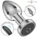 Intense Metal Vibrating Plug M, 10 modova vibracije, daljinski upravljač, vodootporan