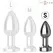 Intense S Metal Plug - 10-Mode Remote Vibrating, Waterproof, Silver