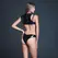 Risque Lover Vinyl Bodysuit Mono M Black, bodi od sjajnog vinila sa izgledom lateksa i provokativnim izrezom