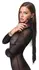 Bad Kitty Elegant crveni i crni floger od velur kože 65cm