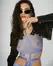 Obsessive Freedom Shaderi Blue Sheer Mesh Dress & Thong Set, Adjustable Belt
