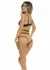 Obsessive Walk Away Bodysuit Open Design Black Adjustable Straps M/L