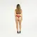 Underneath Kyra Open Crotch Lace Thong Red S/M