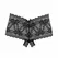 Underneath Mila Lace Briefs Open Design, Semi-Transparent, Mid-Rise Fit S/M