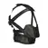 Strict Leather Adjustable Vegan Head Harness with Muzzle - Black, Lockable