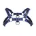 Master Series Bulldog podesivi pojas od plave veganske kože 103 do 134 cm
