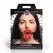 XR Brands Vampire Series Vibrating Red Lips Gag - Adjustable Vegan Strap