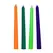 Glow Wax UV Light-Reactive Drip Candle Set 4pcs Multicolor 19cm