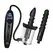 XR Brands Rosebud Driller Deluxe Set - Vibrating Silicone System, Transparent