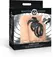 Hard Stop Double Ring System Secure Chastity Device Black Adjustable
