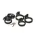 Hard Stop Double Ring System Secure Chastity Device Black Adjustable