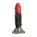 XR Brands Count Cockula silikonski dildo crveno crni 22.9 cm sa vakuum postoljem