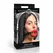 XR Brands Labios Jugosos Silicone Mouth Gag Red Adjustable Strap 1.5