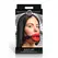XR Brands Labios Jugosos Silicone Mouth Gag Red Adjustable Strap 1.5