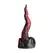 XR Brands Dragon Tongue silikonska fantazijska igračka crveno crna 24cm kompatibilna sa pojasom