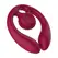 SVibe GIZI Duo Burgundy dupli intimni masažer za parove sa daljinskim upravljačem