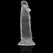 XRAY Crystal Transparent Intimate Model 16.5 cm x 4 cm Jelly Material
