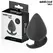 Addicted Toys Silicone Intimate Plug Size S 5.3 cm - Medical Grade, Black