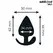 Addicted Toys Silicone Anal Plug M 6.6 cm - Ergonomic Medical-Grade Model