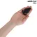 Addicted Toys silikonski intimni čep veličine L od 8 cm, ergonomska baza, crna boja