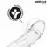 Addicted Toys Transparent Extension Sleeve 22cm - Anatomical Enhancer