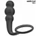 Addicted Toys silikonski intimni čep sa ergonomskim prstenom Model 1 crni 195mm