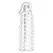 You2Toys Spiky Extension Sleeve Transparent Flexible 13.5 cm