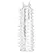 Sinner Gear Spiky Silicone Extension Sleeve Transparent 14 cm