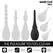 Addicted Toys silikonski putni irigator Model 3, kompaktni higijenski sistem od 160 ml