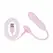 Good Vibes Only Siva roze mini vibrator rebrasti silikon 10 modova