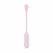 Good Vibes Only Siva roze mini vibrator rebrasti silikon 10 modova