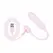 Good Vibes Only Siva roze mini vibrator rebrasti silikon 10 modova