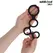 Addicted Toys Multi-Ring sistem podrške sa anatomskim pregradama crni 201mm
