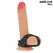 Addicted Toys Model 8435565956813 crni potporni prsten sa kavezom podesivi silikonski sistem