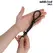 Addicted Toys silikonski podesivi anatomski prsten sa dvostrukom petljom 19.5cm crni