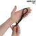 Addicted Toys silikonski podesivi prsten sa jednom petljom, 19.5 cm, crni