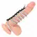 KINK Metal Ring Set 7 Pieces with Leather Strap Adjustable 3.2-5cm