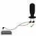 ElectraStim 90-Degree Intimate Machine Replacement Cable 1.2m