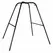 Trinity Vibes Ultimate Freestanding Adjustable Steel Swing Stand Black