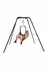 Trinity Vibes Ultimate Freestanding Adjustable Steel Swing Stand Black