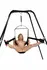 Trinity Vibes Ultimate Freestanding Adjustable Steel Swing Stand Black