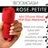 Bloomgasm Pleasure Rose Mini Wand Red, kompaktni intimni masažer