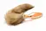 TAILZ Fox Tail Glass Plug Orange - Borosilicate Glass & Faux Fur 20cm