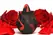 Bloomgasm Black Kiss Rose System Red/Black - Licking Motion Vibrator