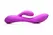 BANG! Fleksibilni rabbit vibrator sa dva motora, ljubičasti, 19.5 cm, vodootporan
