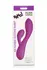 BANG! Fleksibilni rabbit vibrator sa dva motora, ljubičasti, 19.5 cm, vodootporan